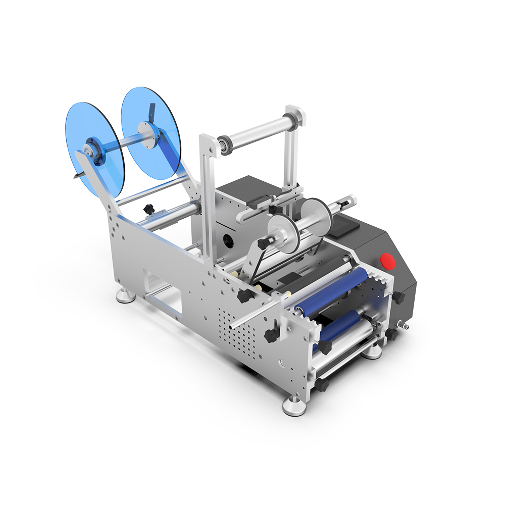 半自動圓瓶貼標(biāo)機
